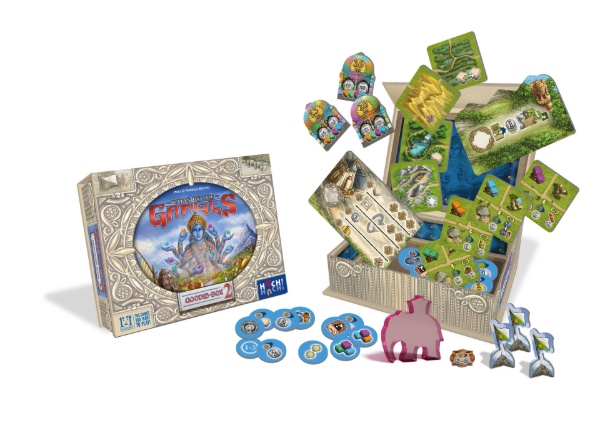 Rajas Of The Ganges – Goodie-Box 2 Mit 7 Mini-Erweiterungen & Neuen Modulen Für Das Brettspiel-Basisgame