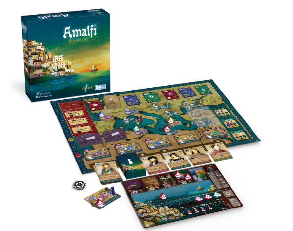 Amalfi Renaissance game and components