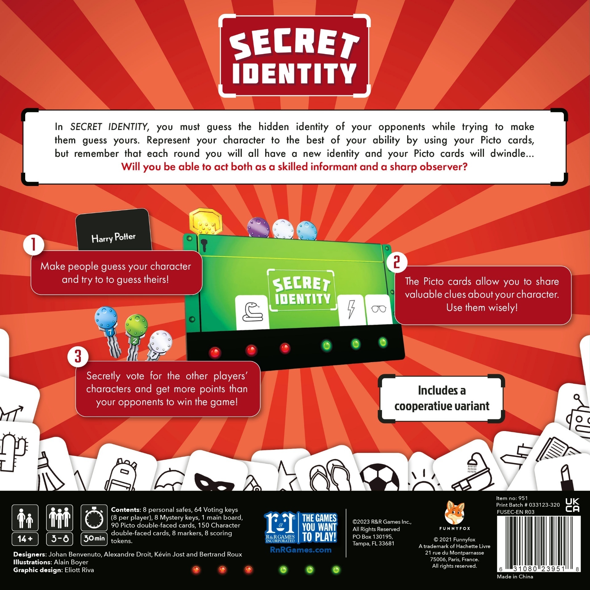 Secret Identity™ - Family Games - R&R GAMES | R&R Games