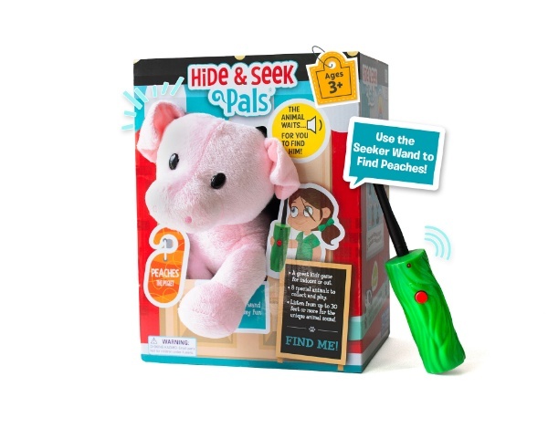 Hide & Seek Pals Peaches the Pig box